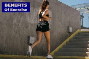 A lady ruining - Benefits of exercise